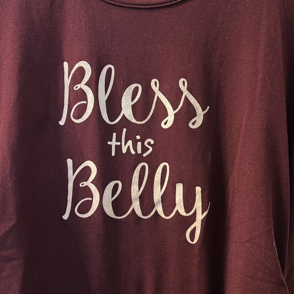 Violet & Ruby bless this belly maternity top size medium - Picture 4 of 6